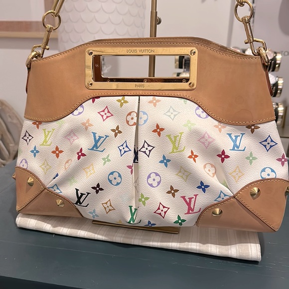 Louis Vuitton Handbags - AUTHENTIC and Stunning Louis Vuitton MM Judy Shoulder Bag, Multicolor